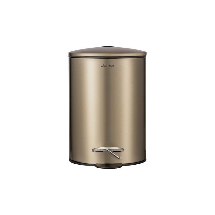 Blomus Tubo Pedal Bin Wastepaper Basket 3 Liter, Brass Metallic - 65811