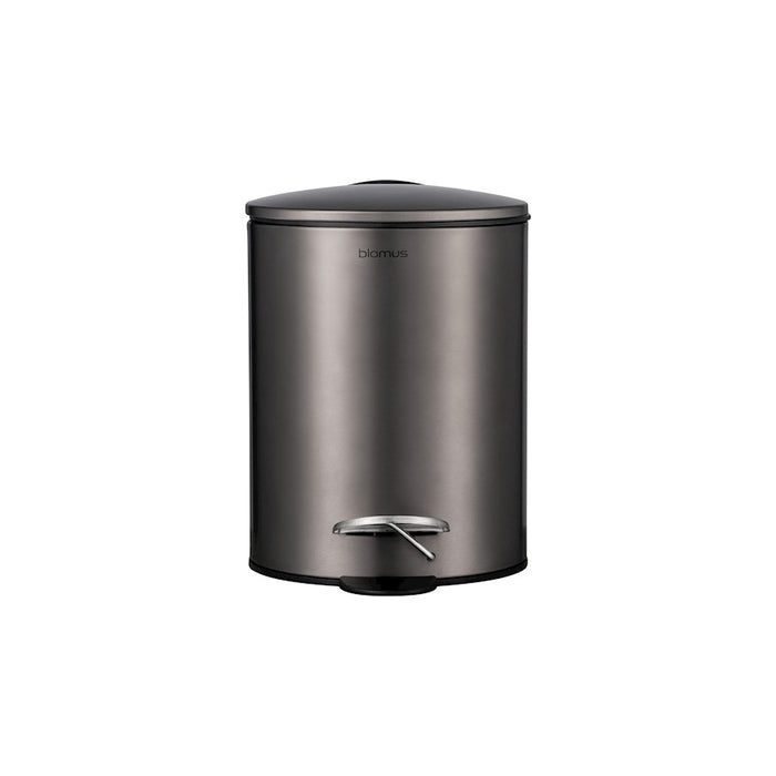 Blomus Tubo Pedal Bin Wastepaper Basket 3 Liter, Burnt Metal Metallic - 65812
