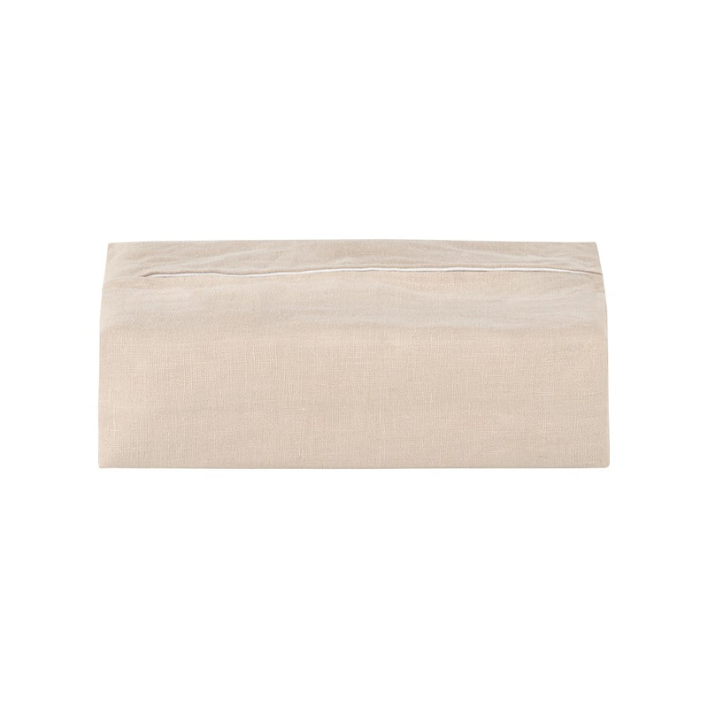 Blomus Tisu Linen Rectangular Tissue Box Cover, Moonbeam (Beige)