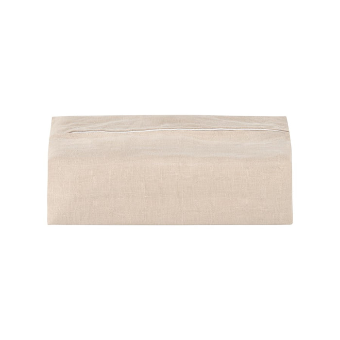 Blomus Tisu Linen Rectangular Tissue Box Cover, Moonbeam (Beige) - 66336