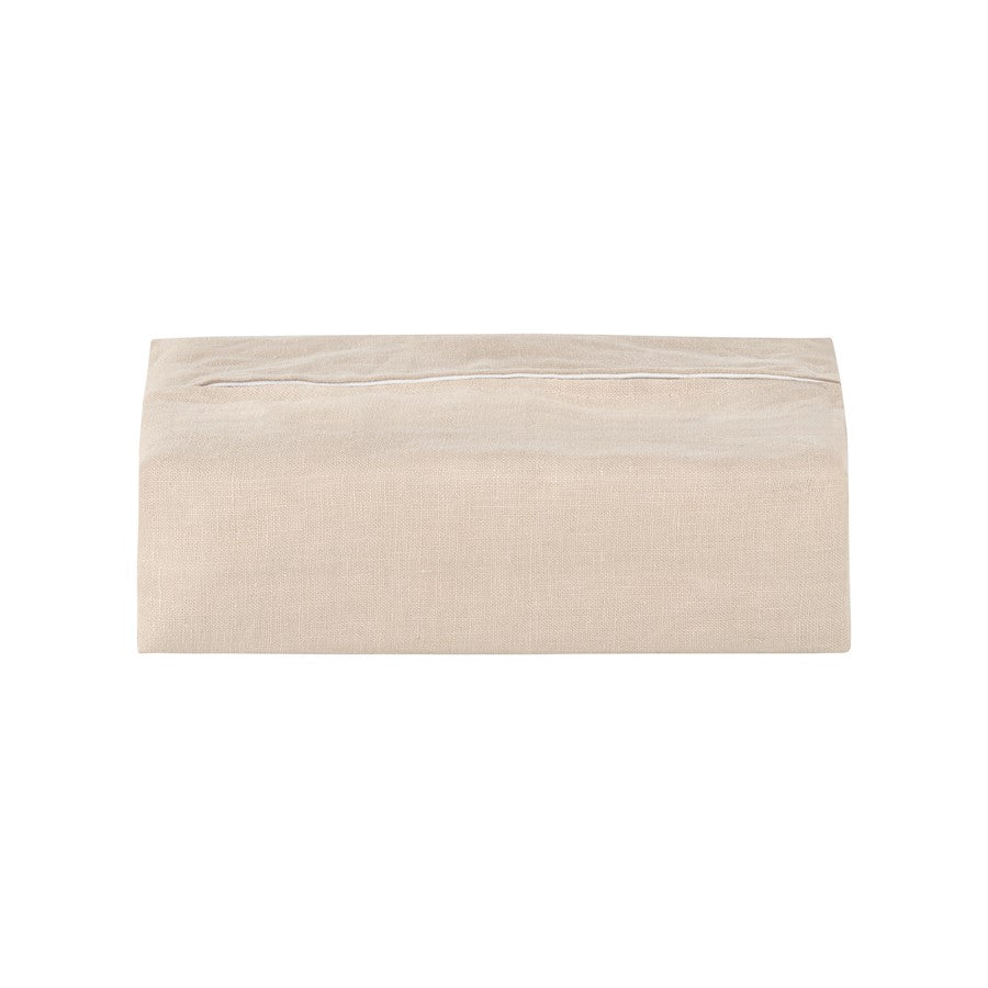 Blomus Tisu Linen Rectangular Tissue Box Cover, Moonbeam (Beige) - 66336