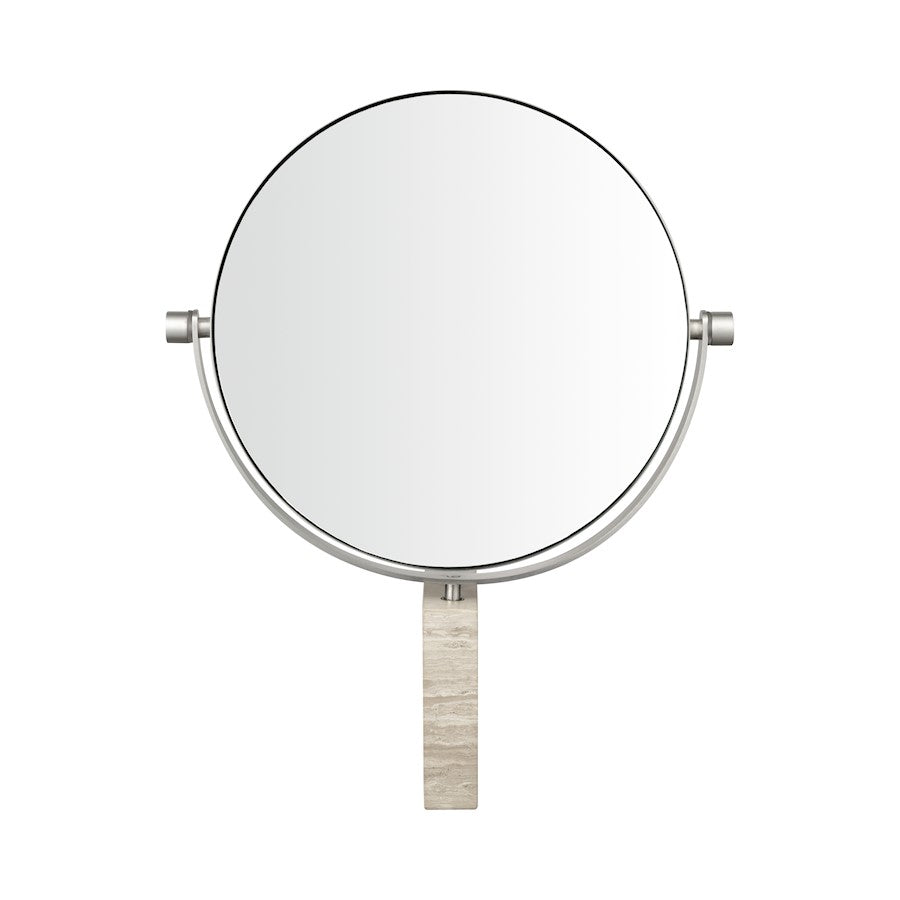 Blomus Lamura Marble Vanity Mirror, Wall Mounted 10"X8X1