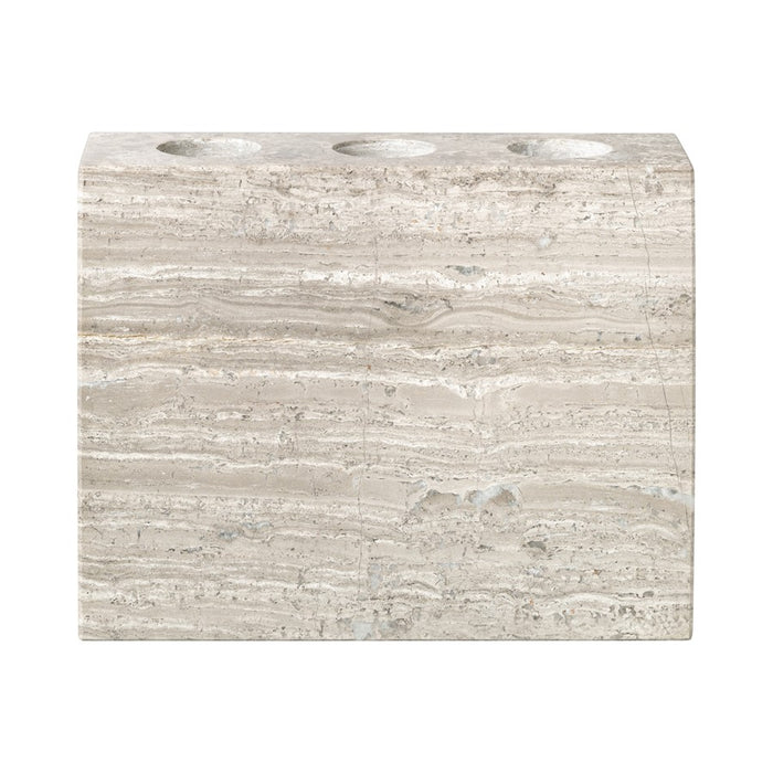 Blomus Lamura Marble Toothbrush Holder, 3.5X4.5X1.5"