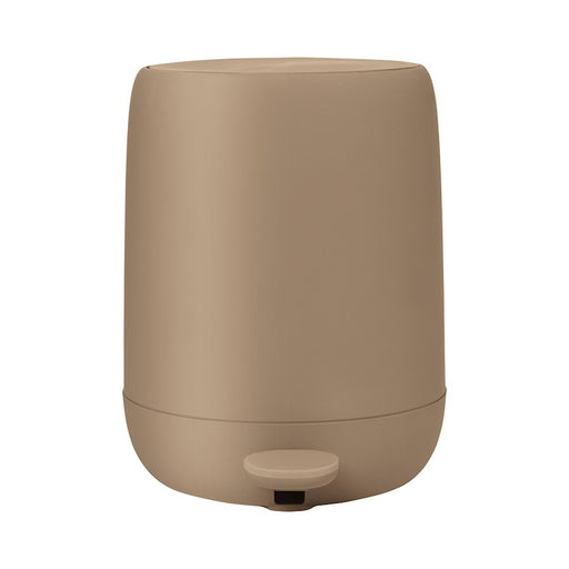 Blomus Sono Pedal Bin Wastepaper Basket, Tan, 1.32 Gallon