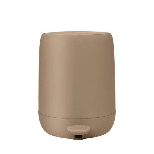 Blomus Sono Pedal Bin Wastepaper Basket, Tan, .8 Gallon
