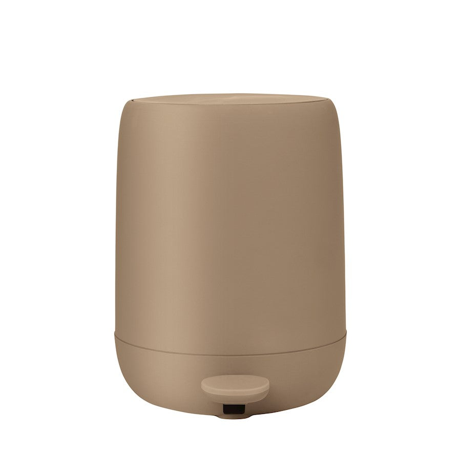 Blomus Sono Pedal Bin Wastepaper Basket, Tan, .8 Gallon