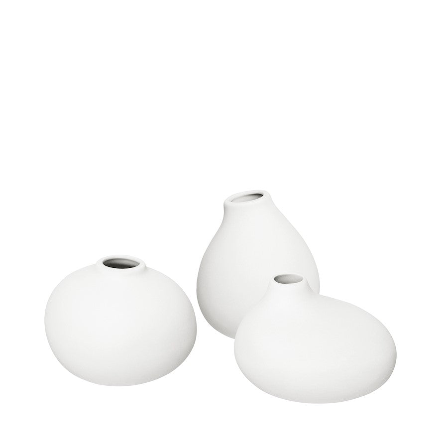 Blomus Nona Set Of 3 Mini Vases