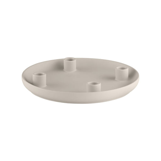 Blomus Advent Candle Holder/Stoneware, Moonbeam (Cream) - 66615