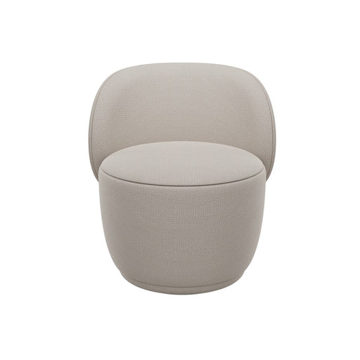 Blomus Kuon Upholstered Swivel Chair Desert Boucle Textile