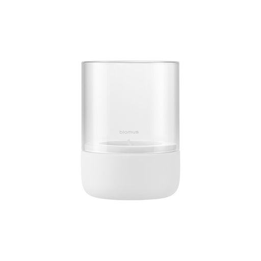 Blomus Calma Hurricane Lamp For Tealight Lily White