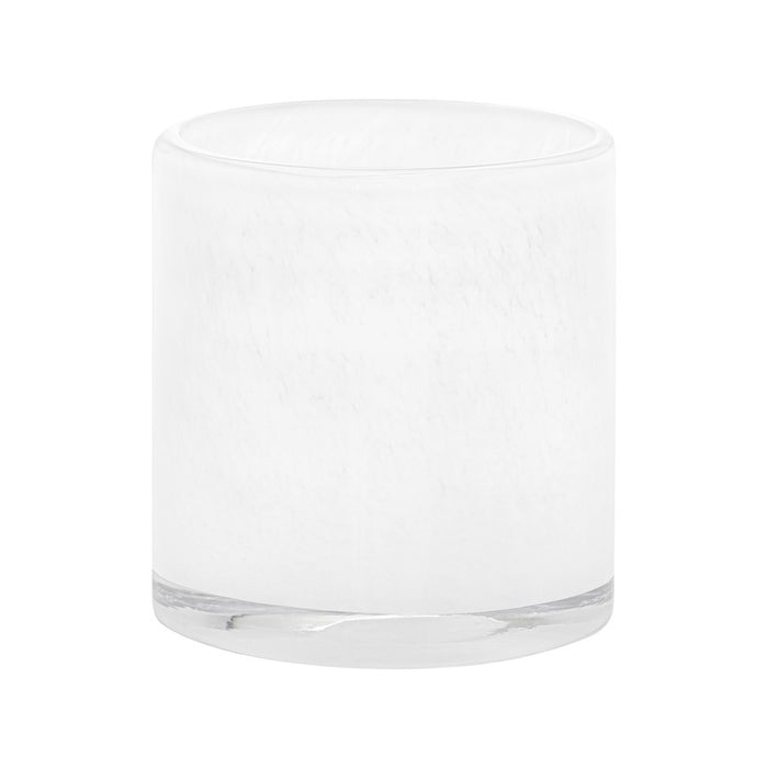 Blomus Saga Glass Hurricane Lamp/Large, White - 66967