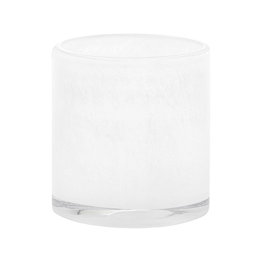 Blomus Saga Glass Hurricane Lamp/Large, White - 66967