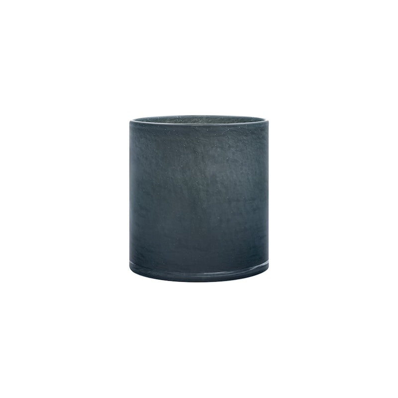 Blomus Saga Glass Hurricane Lamp/Small, Magnet (Charcoal)