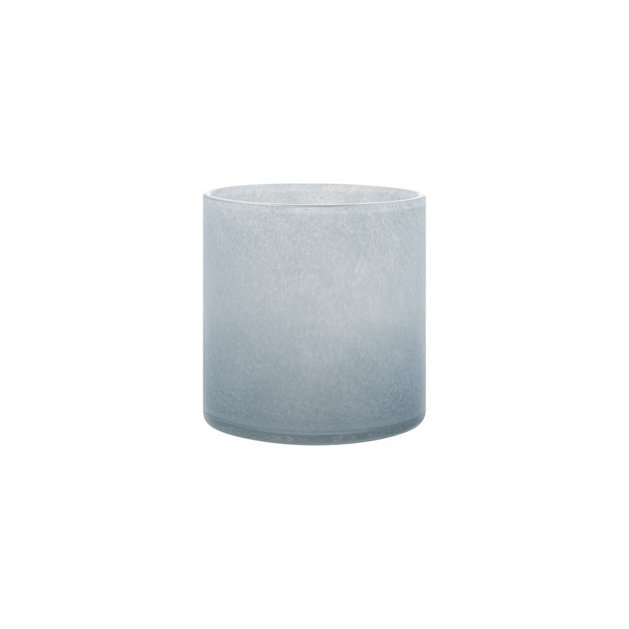 Blomus Saga Glass Hurricane Lamp/Small, Tradewinds (Blue) - 66975