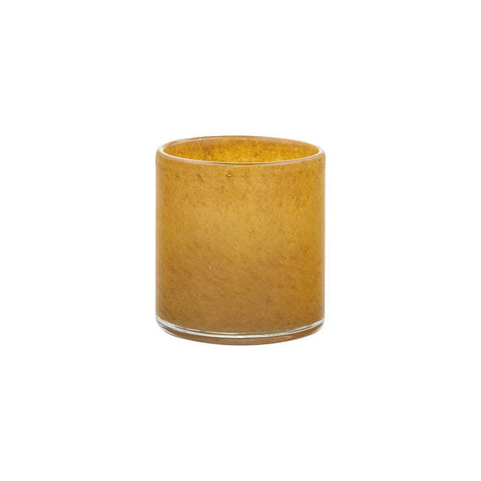 Blomus Saga Glass Hurricane Lamp/Small, Tan - 66978