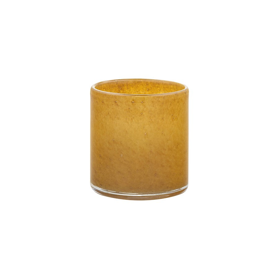 Blomus Saga Glass Hurricane Lamp/Small, Tan - 66978