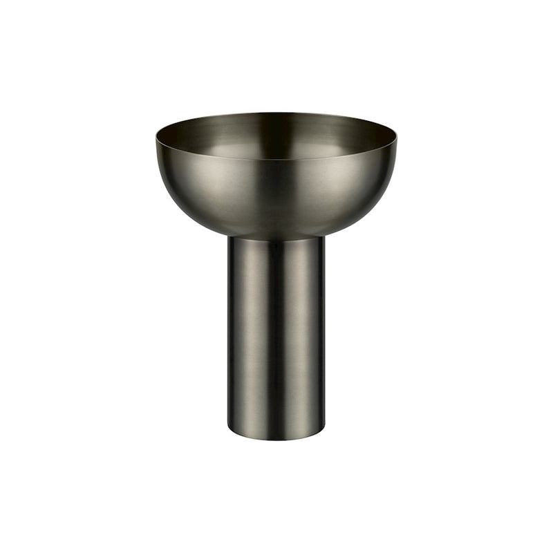 Blomus Miyabi Burnt Metal Stainless Steel Vase