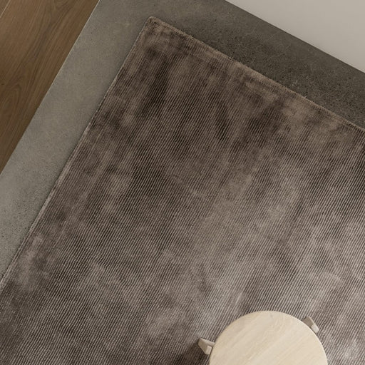 Blomus Visca Viscose Area Rug, Zinc (Grey), 118" X 79"
