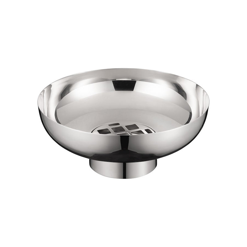 Blomus Miyabi Polished Stainless Steel Vase, Low/Flower Grid