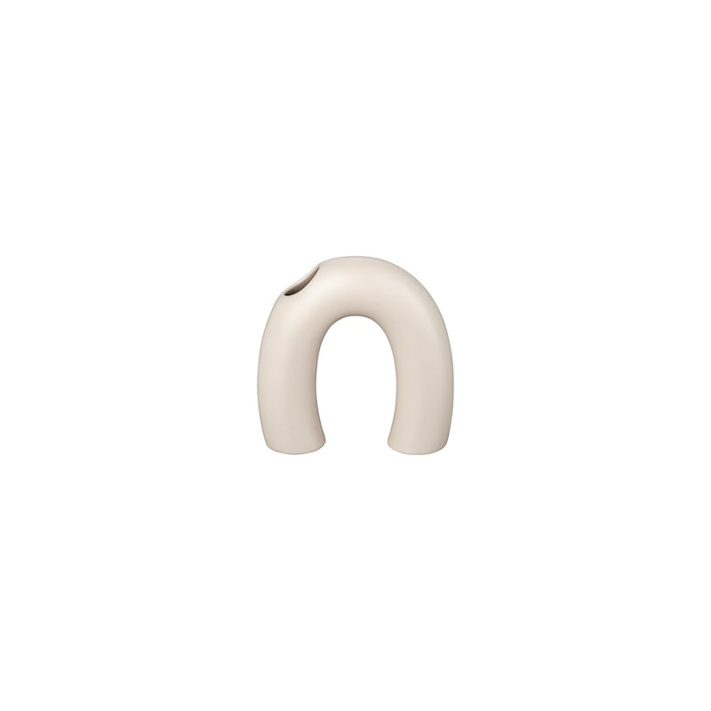 Blomus Kagetsu Ceramic Small Vase, Moonbeam (Cream)