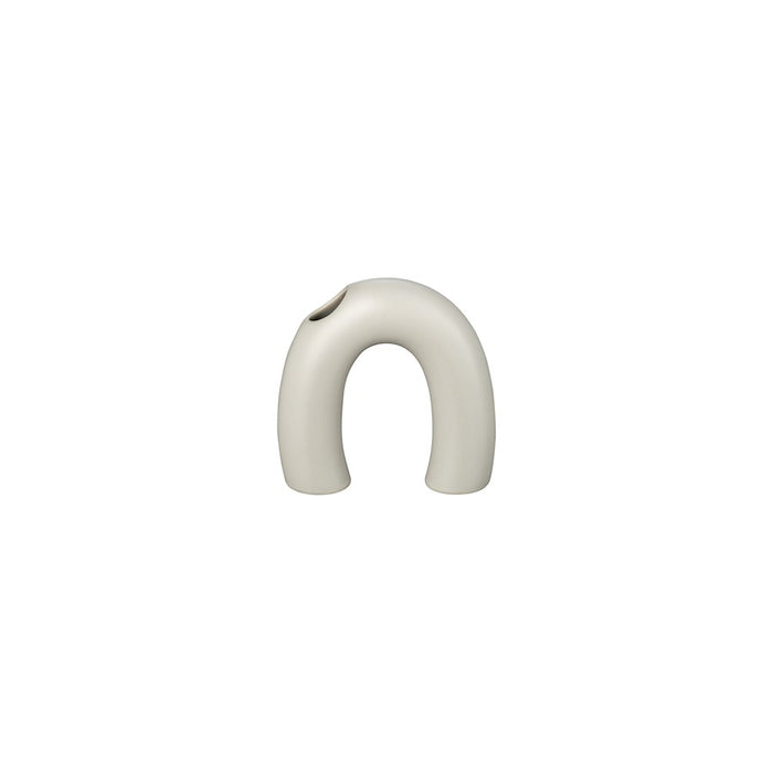 Blomus Kagetsu Ceramic Small Vase, Micro Chip (Grey) - 67088