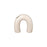 Blomus Kagetsu Ceramic Medium Vase, Moonbeam (Cream)