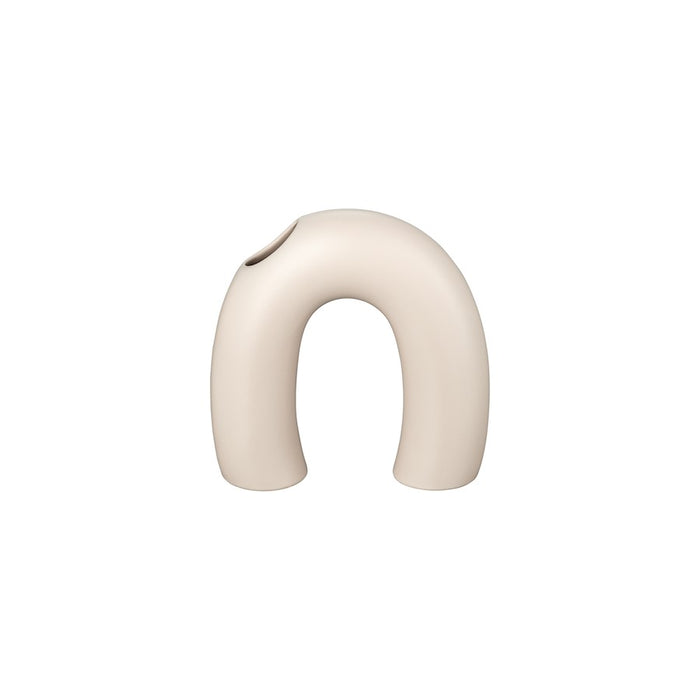 Blomus Kagetsu Ceramic Medium Vase, Moonbeam (Cream)