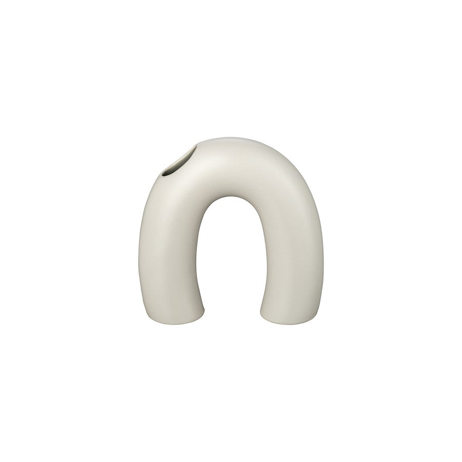 Blomus Kagetsu Ceramic Medium Vase, Micro Chip (Grey) - 67091