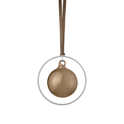 Blomus Kitai Glass Ornament/Silver Ring, Set Of 4