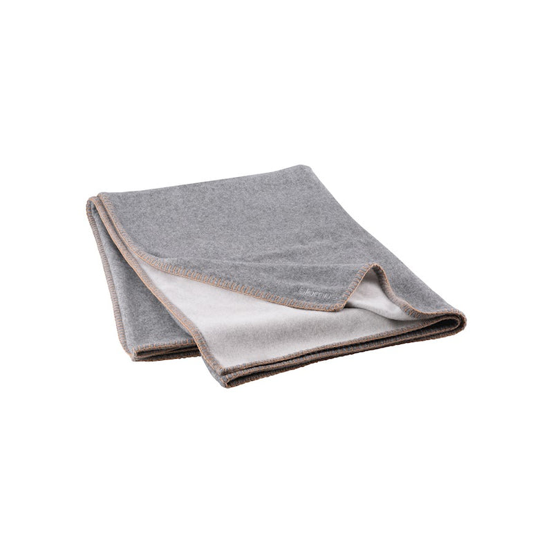 Blomus Ahwi Wool Throw, Sharkskin Grey