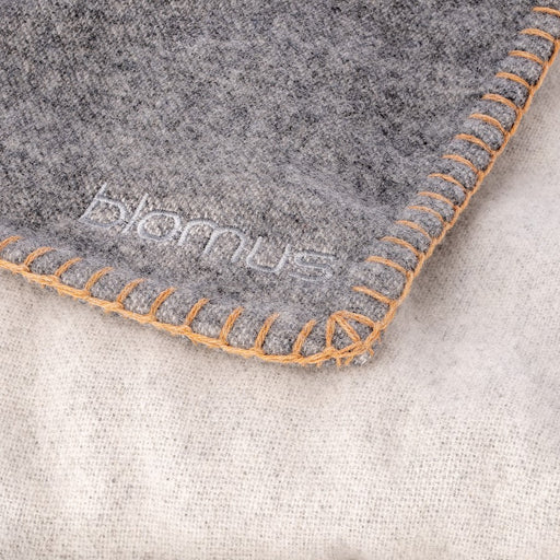 Blomus Ahwi Wool Throw, Sharkskin Grey