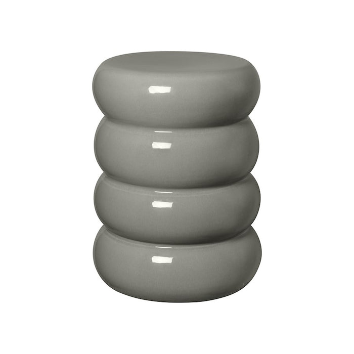 Blomus Toru Round Ceramic Side Table, Elephant Skin - 67120