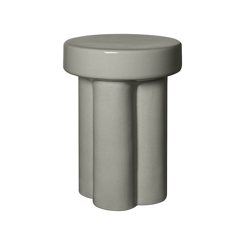 Blomus Toru Ceramic Side Table, Elephant Skin