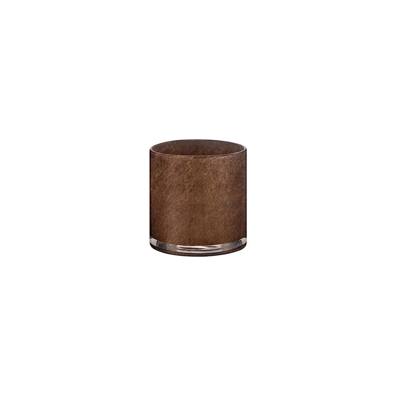 Blomus Saga Glass Hurricane Small Lamp, Espresso