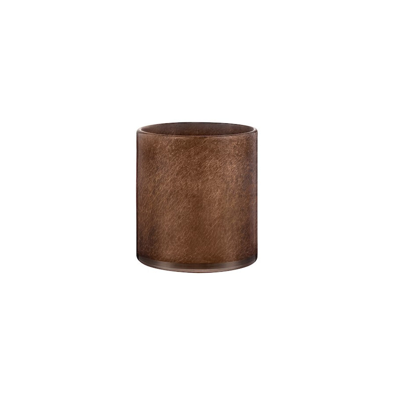 Blomus Saga Glass Hurricane Medium Lamp, Espresso