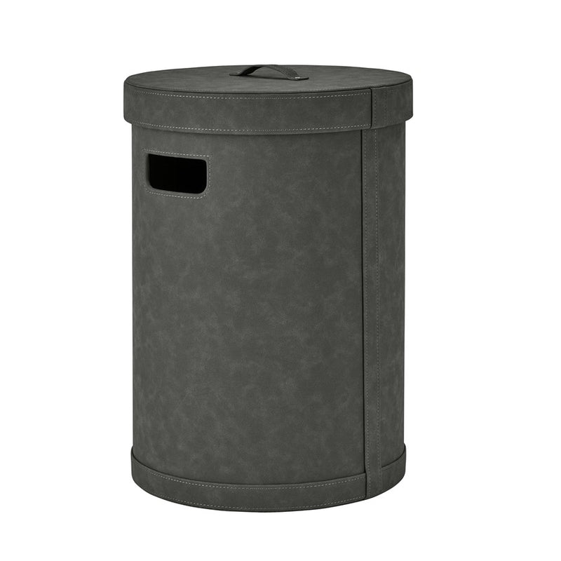 Blomus Sahla Decorative Storage Bin/Medium, Pewter (Charcoal)
