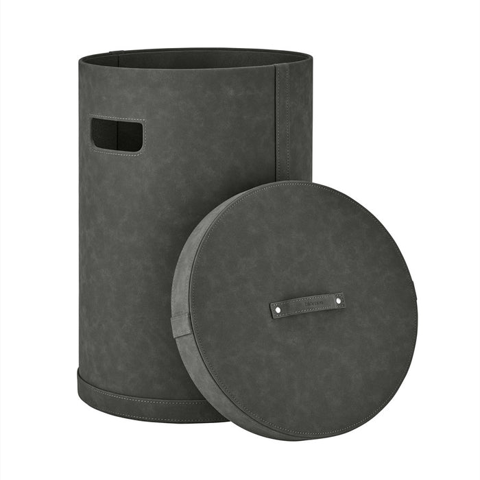 Blomus Sahla Decorative Storage Bin/Medium, Pewter (Charcoal)