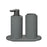 Blomus Creto Concrete Bathroom Accessory Set, Magnet (Charcoal) - 67239