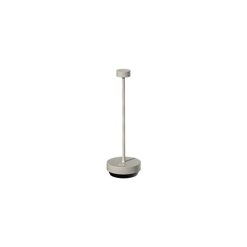 Blomus Turas Mobile Rechargeable Led Table Lamp, Silk Grey