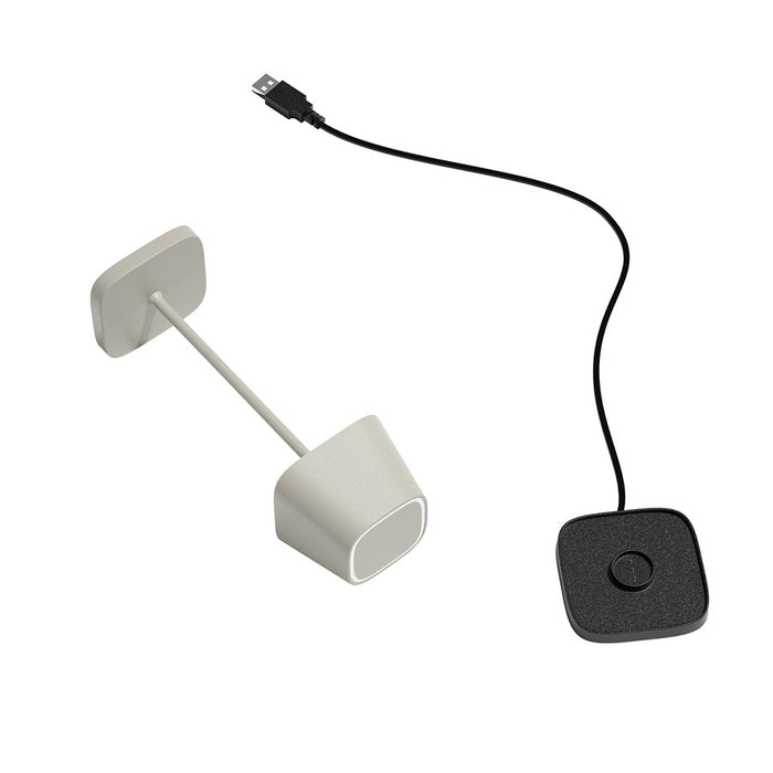 Blomus Kodu Mobile Rechargeable Led Table Lamp, Silk Grey