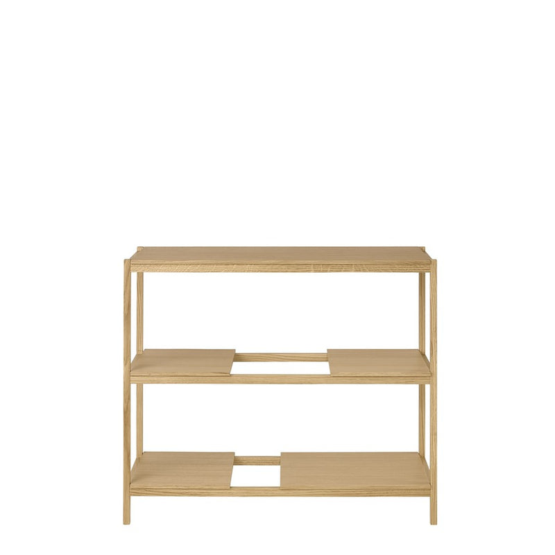 Blomus Sukoya Oak 3-Shelf Shelving Unit Natural