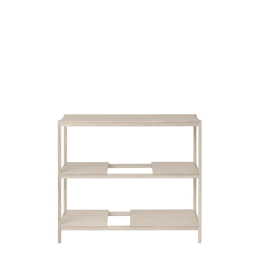 Blomus Sukoya Oak 3 Shelf Shelving Unit White Laquered - 67314