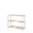 Blomus Sukoya Oak 3 Shelf Shelving Unit White Laquered