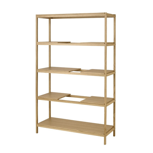 Blomus Sukoya Oak 5 Shelf Shelving Unit, Natural