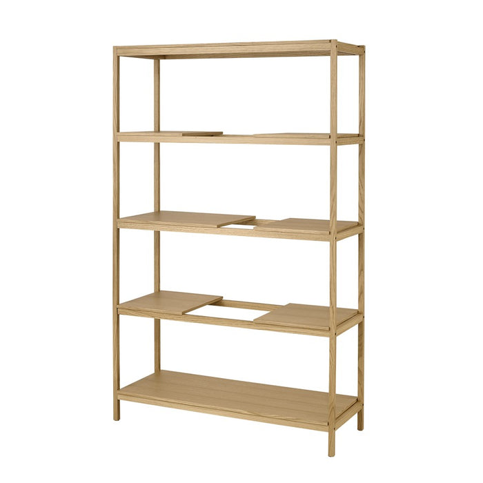 Blomus Sukoya Oak 5 Shelf Shelving Unit, Natural