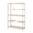 Blomus Sukoya Oak 5 Shelf Shelving Unit, White Lacquered