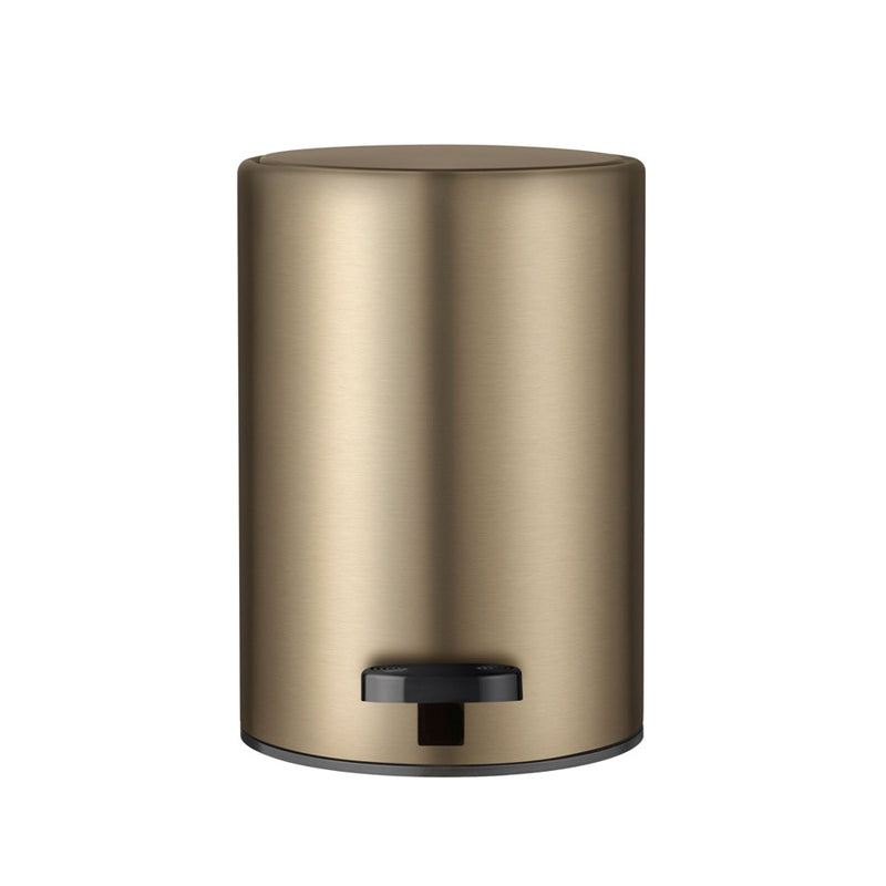Blomus Modo Pedal Bin Wastepaper Basket, Brass Metallic