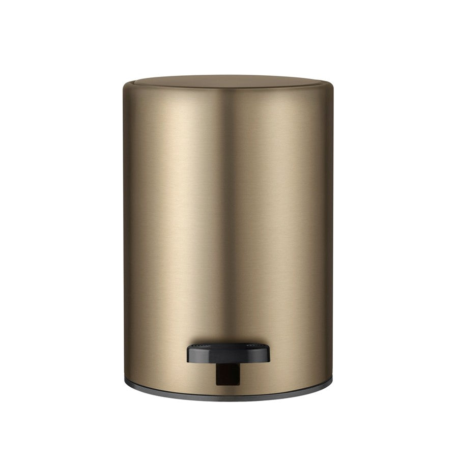 Blomus Modo Pedal Bin Wastepaper Basket, Brass Metallic - 67324
