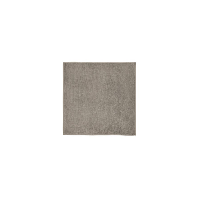 Blomus Tuyo Organic Cotton Bathmat/Square, Satellite (Taupe/Med Grey) - 67332