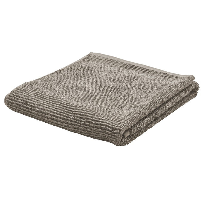Blomus Tuyo Organic Cotton Bathmat/Rectangle, Satellite (Taupe/Med Grey)